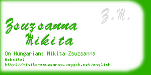 zsuzsanna mikita business card